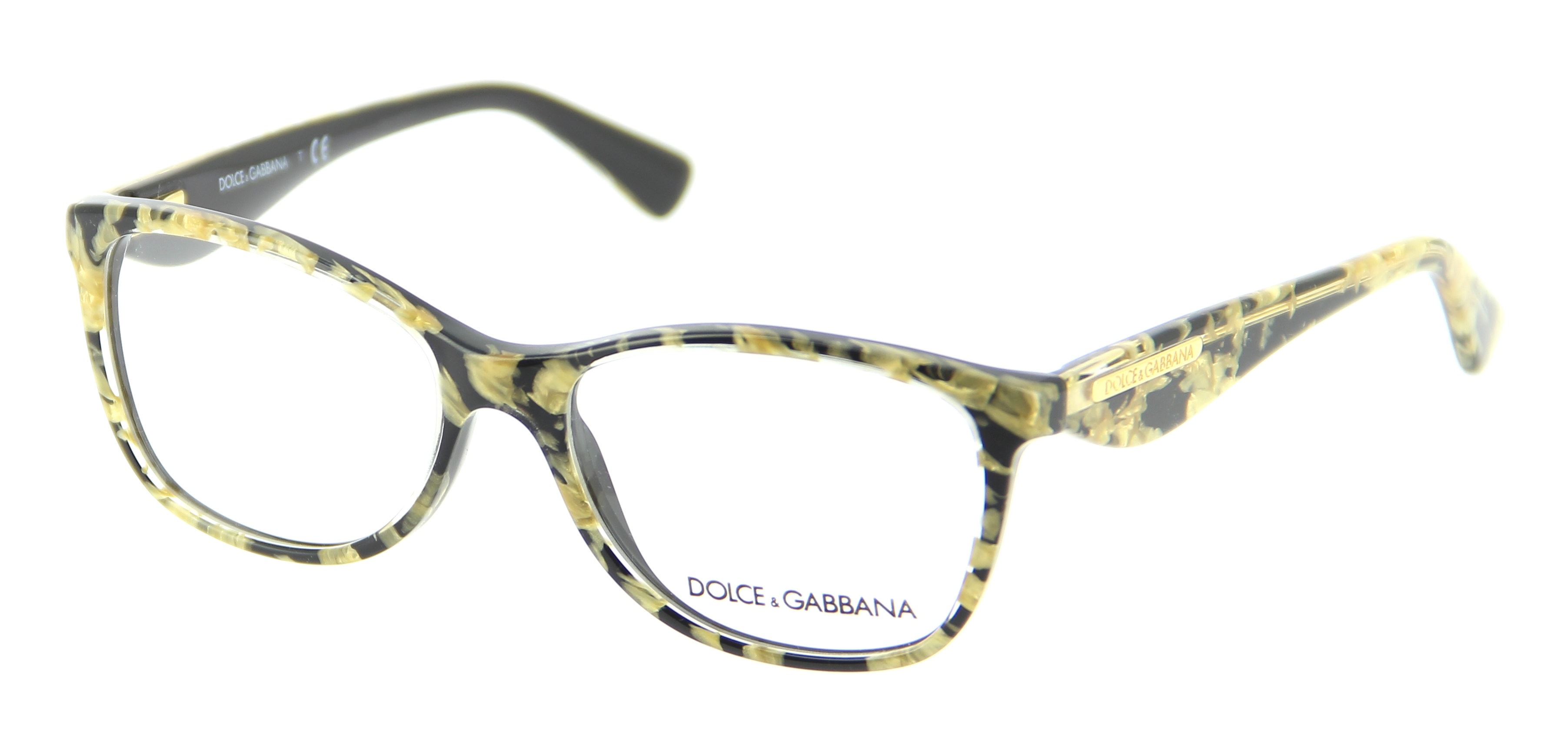 Lunettes de vue DOLCE & GABBANA DG 3174 2745 54/16 Femme Noir / Feuille