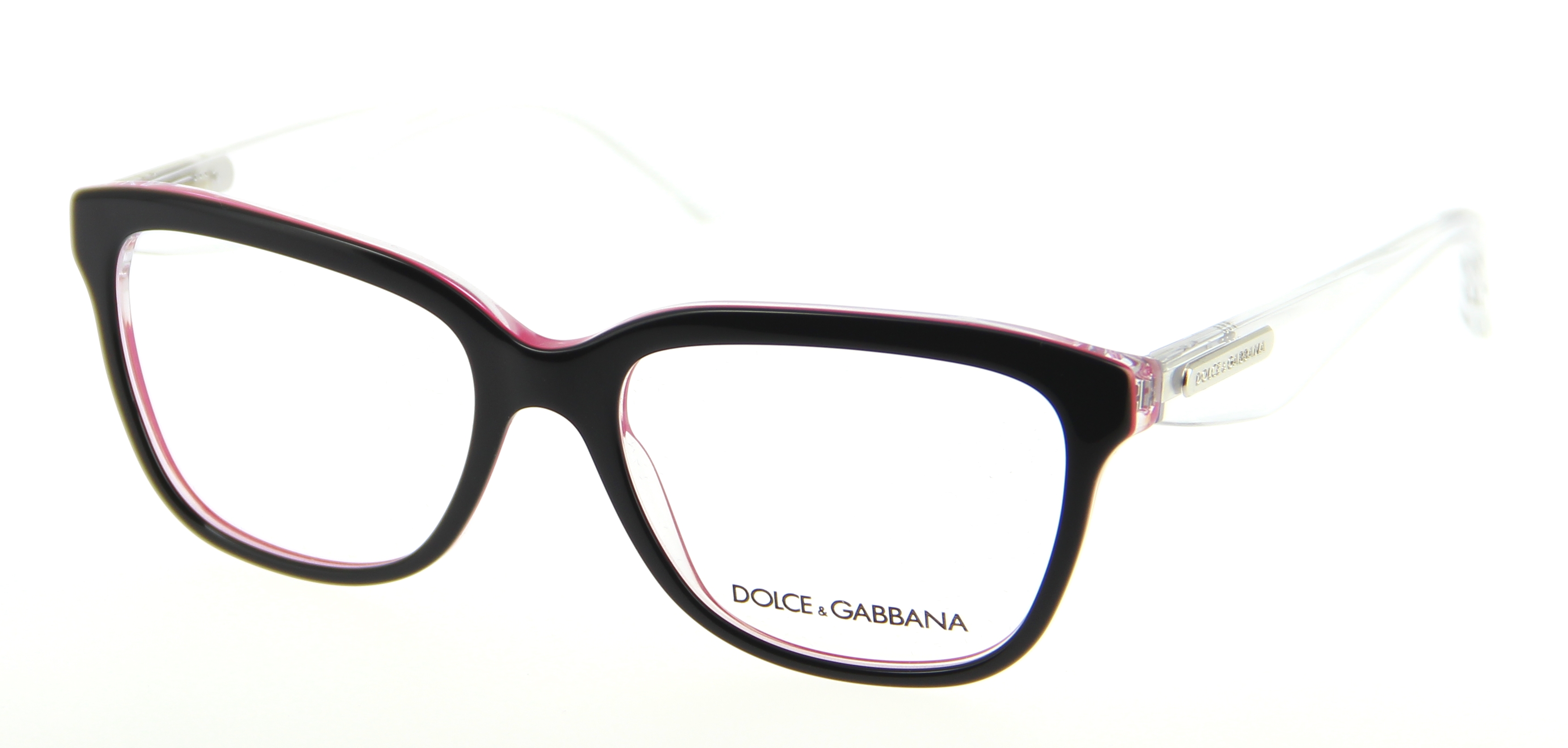 Lunettes de vue DOLCE & GABBANA DG 3193 2794 54/17 Femme Noir / Fushia