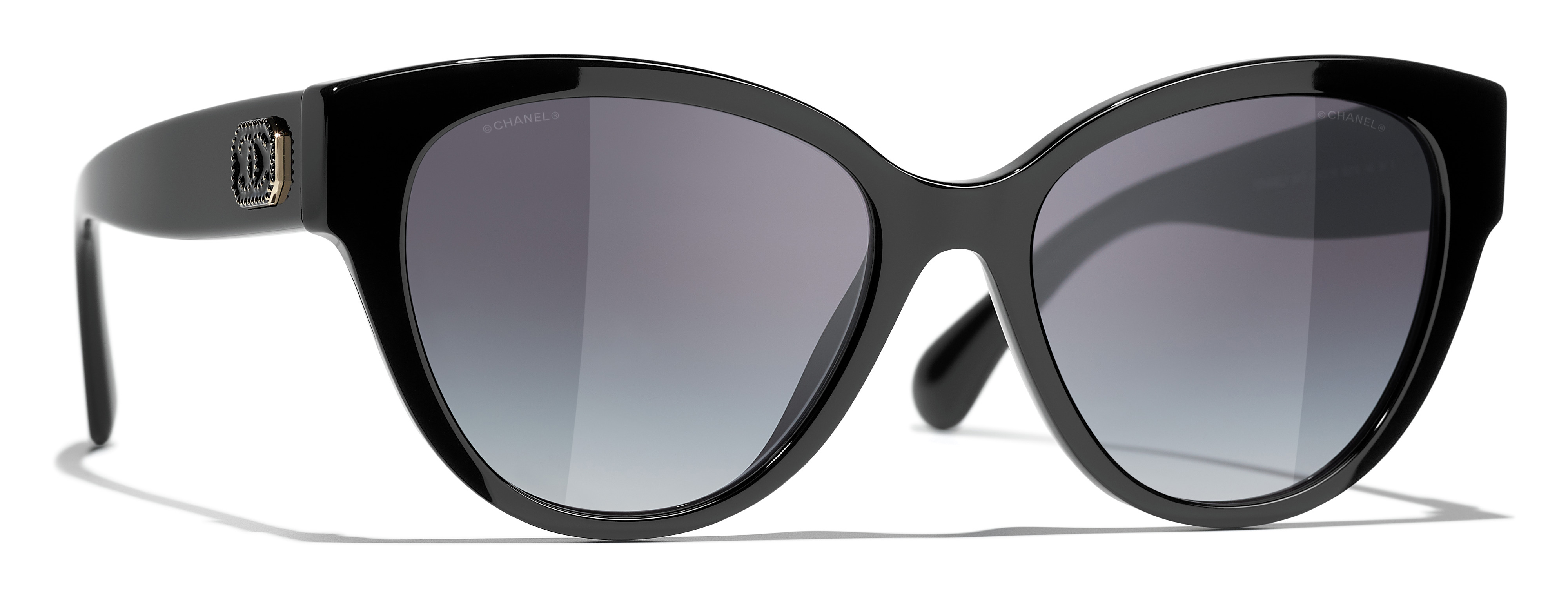 black white chanel sunglasses