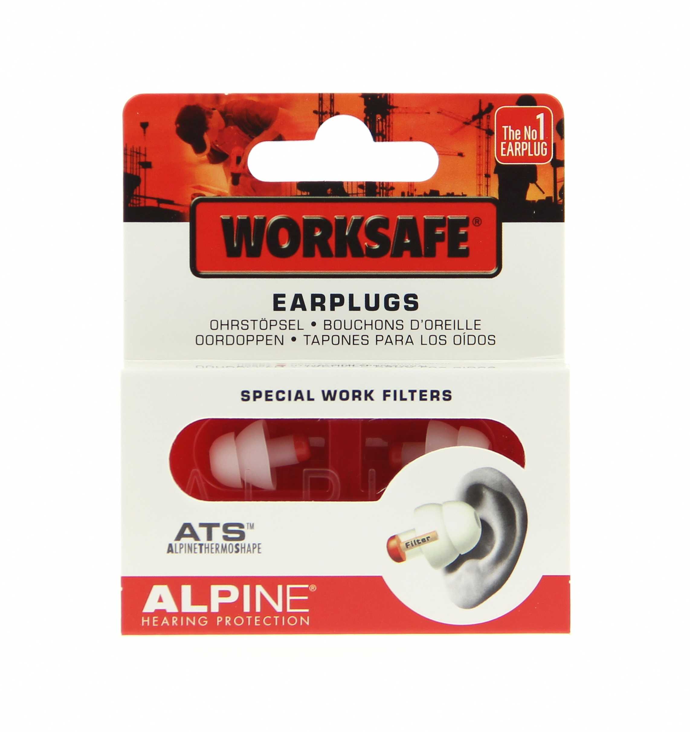 Bouchons d'oreille pour le travail alpine worksafe - Optical Center