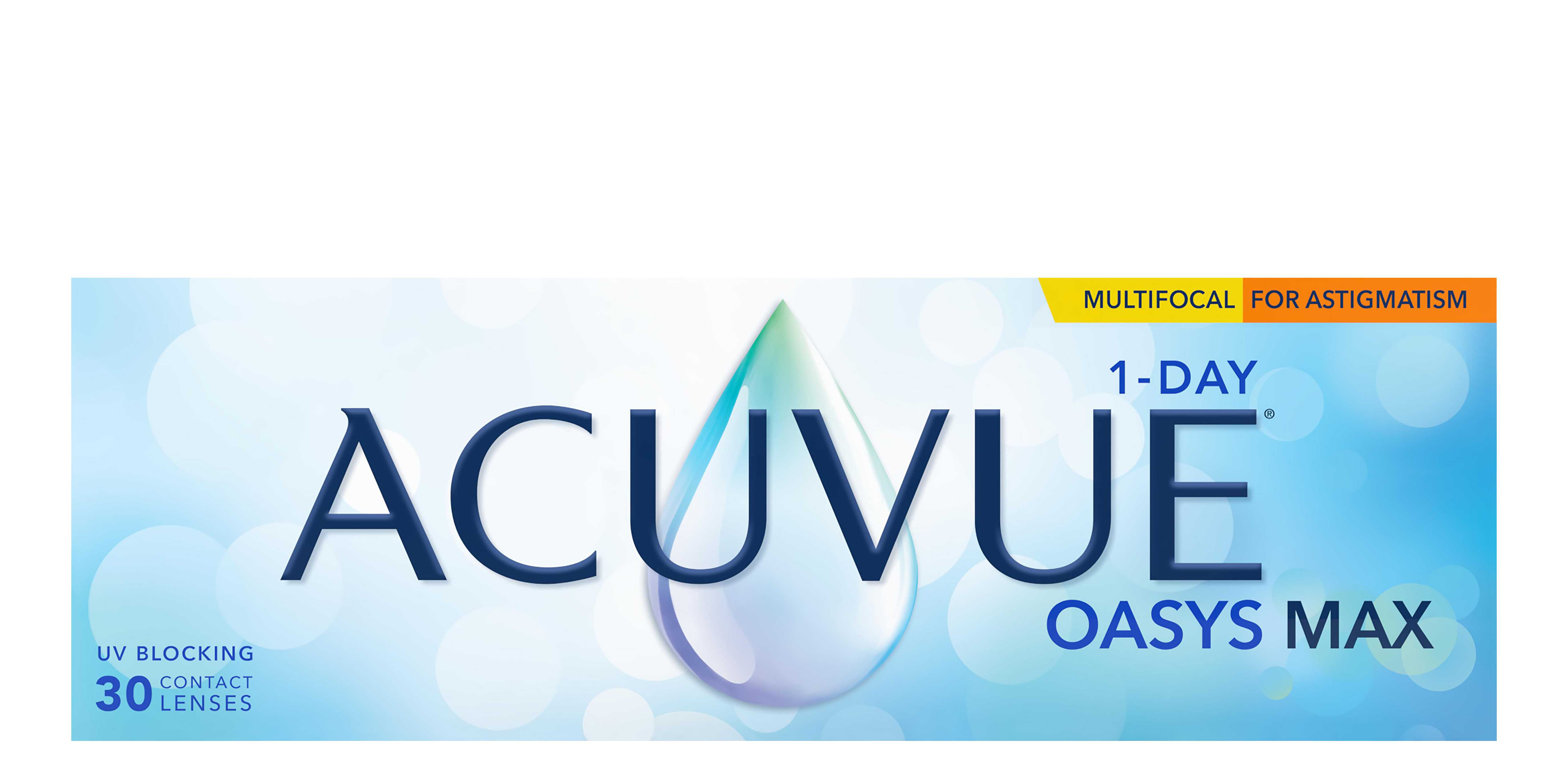  ACUVUE OASYS MAX 1 Day MULTIFOCAL for ASTIGMATISM 30 JOHNSON & JOHNSON 