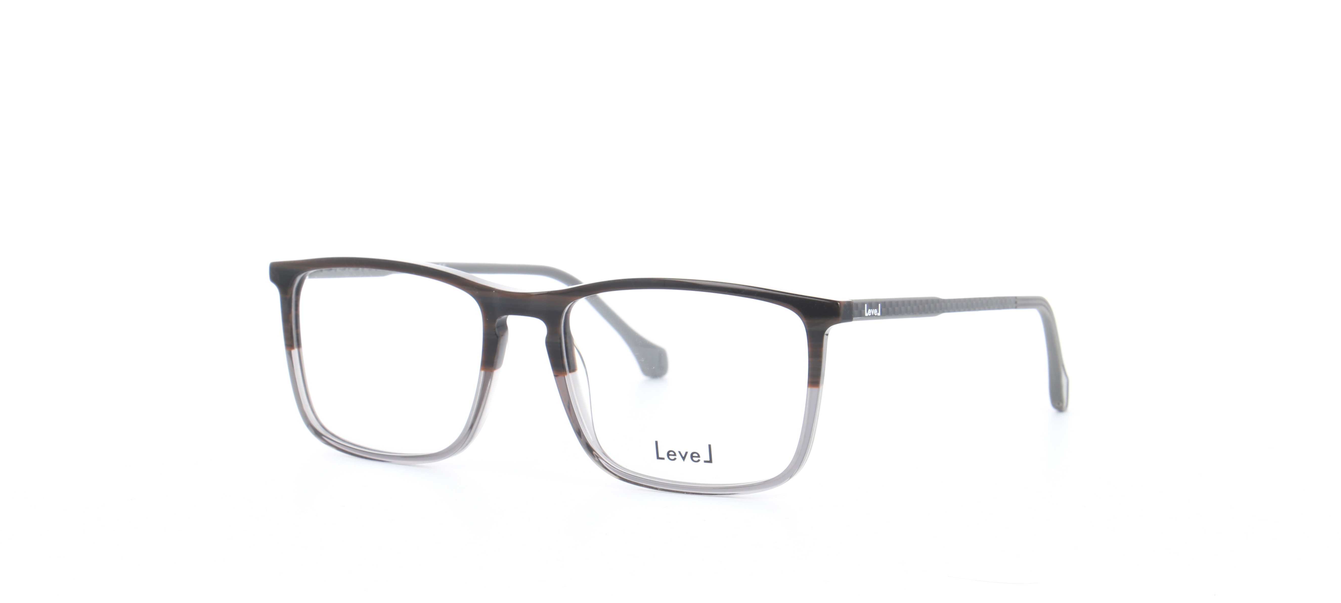 lunettes-de-vue-level-le-2113-nogr-54-17-homme-noir-gris-rectangle