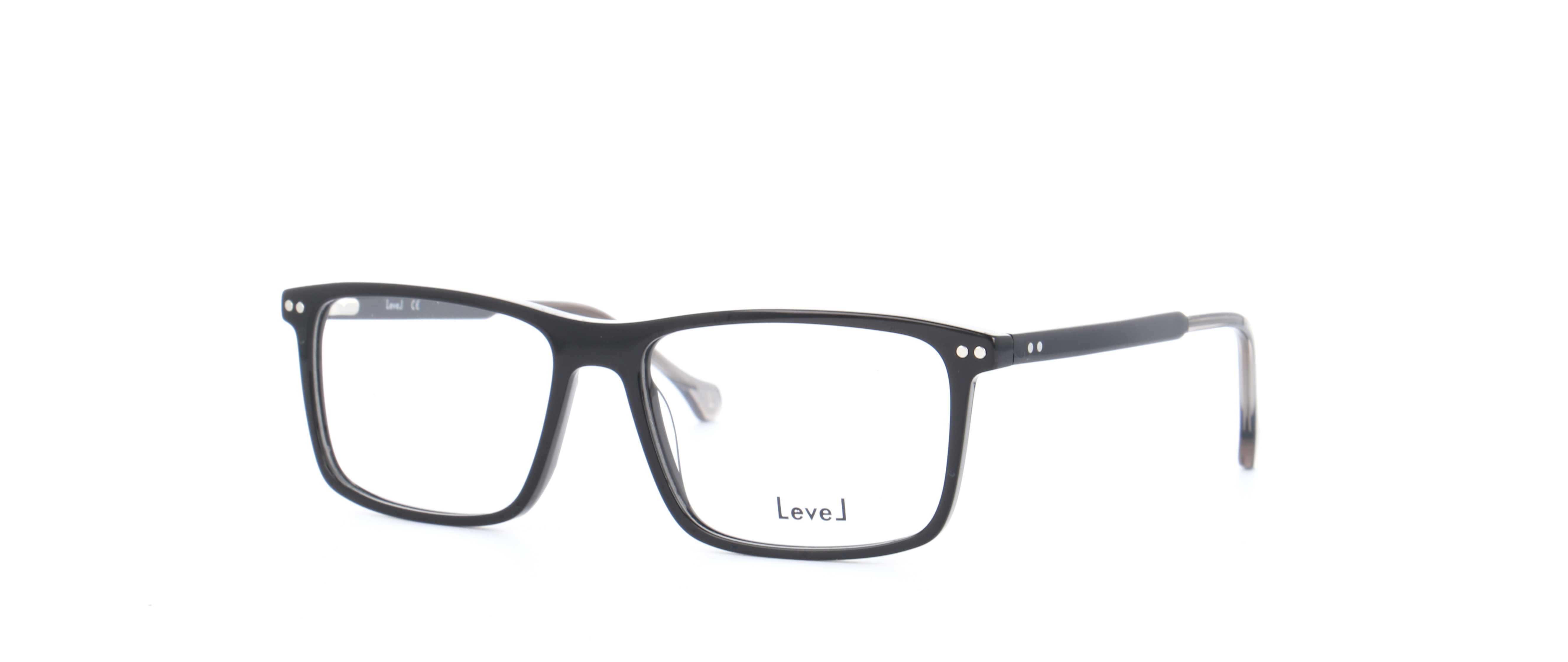 Correctiebrillen LEVEL LE 2183 NOIR 56 16 Gemengd Noir Rechthoek Ring