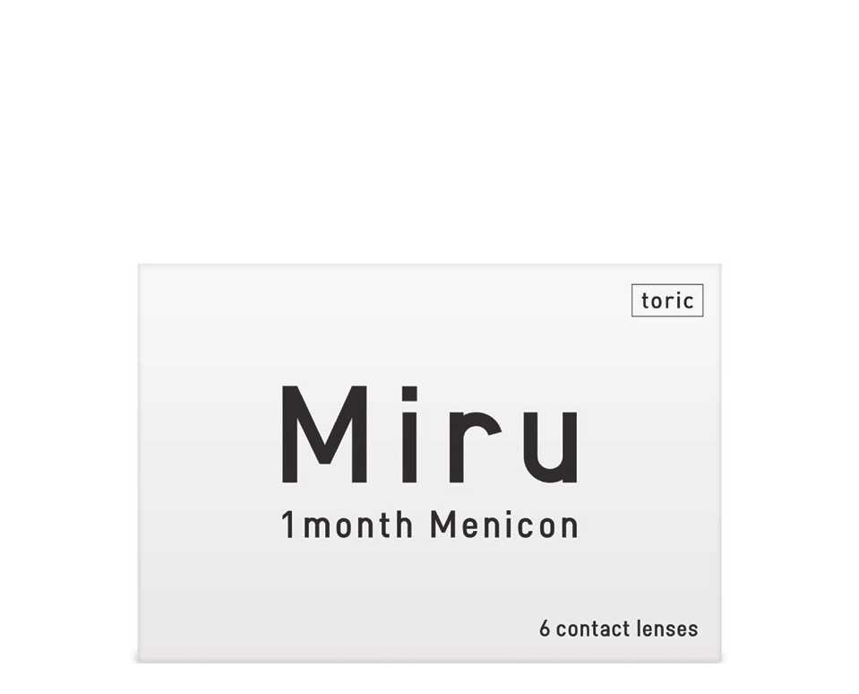  MIRU 1 month toric MENICON