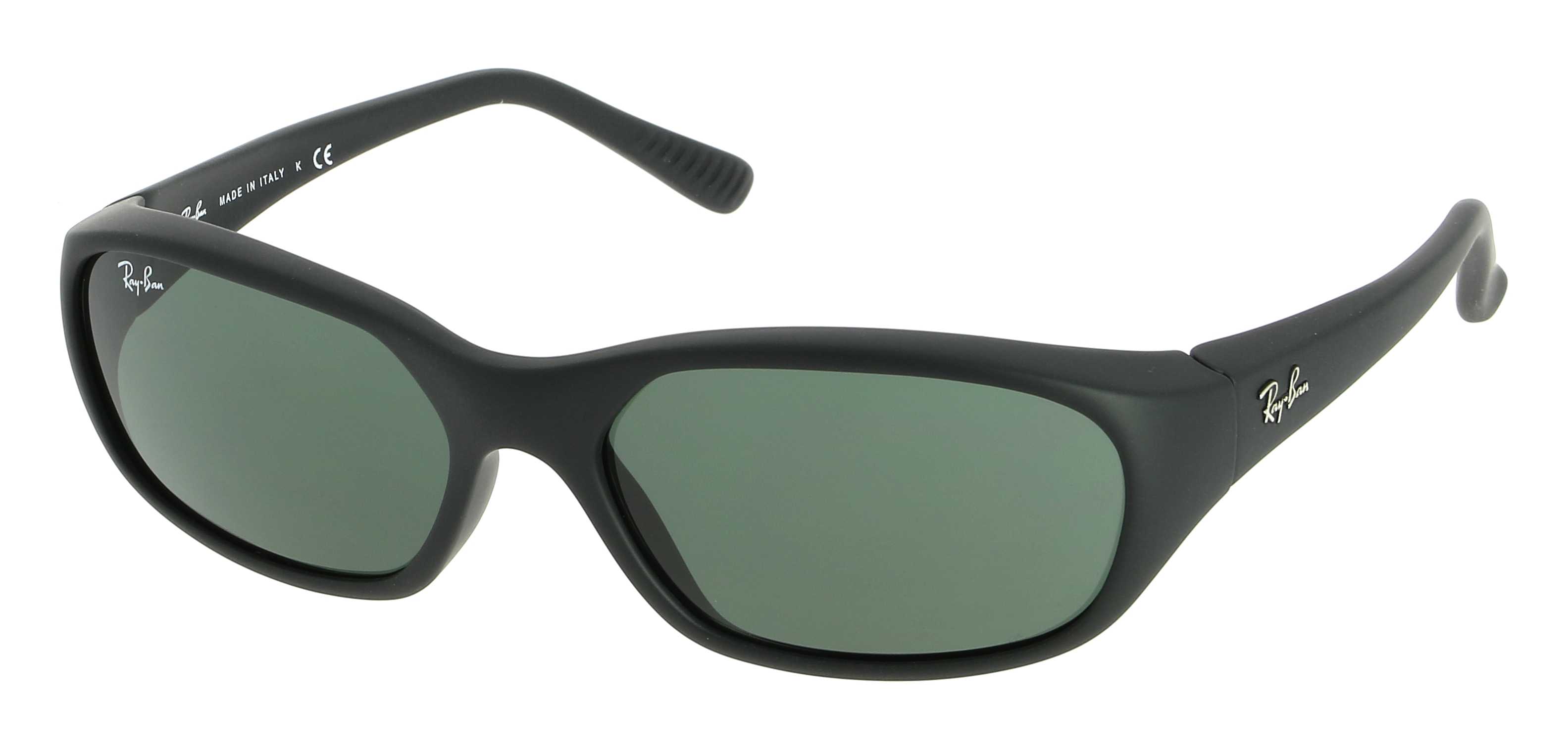 Sunglasses RAY-BAN RB 2016 W2578 Daddy-O 59/17 Man Noir gomme rectangle  frames Full Frame Glasses Classic 59mmx17mm 94$CA