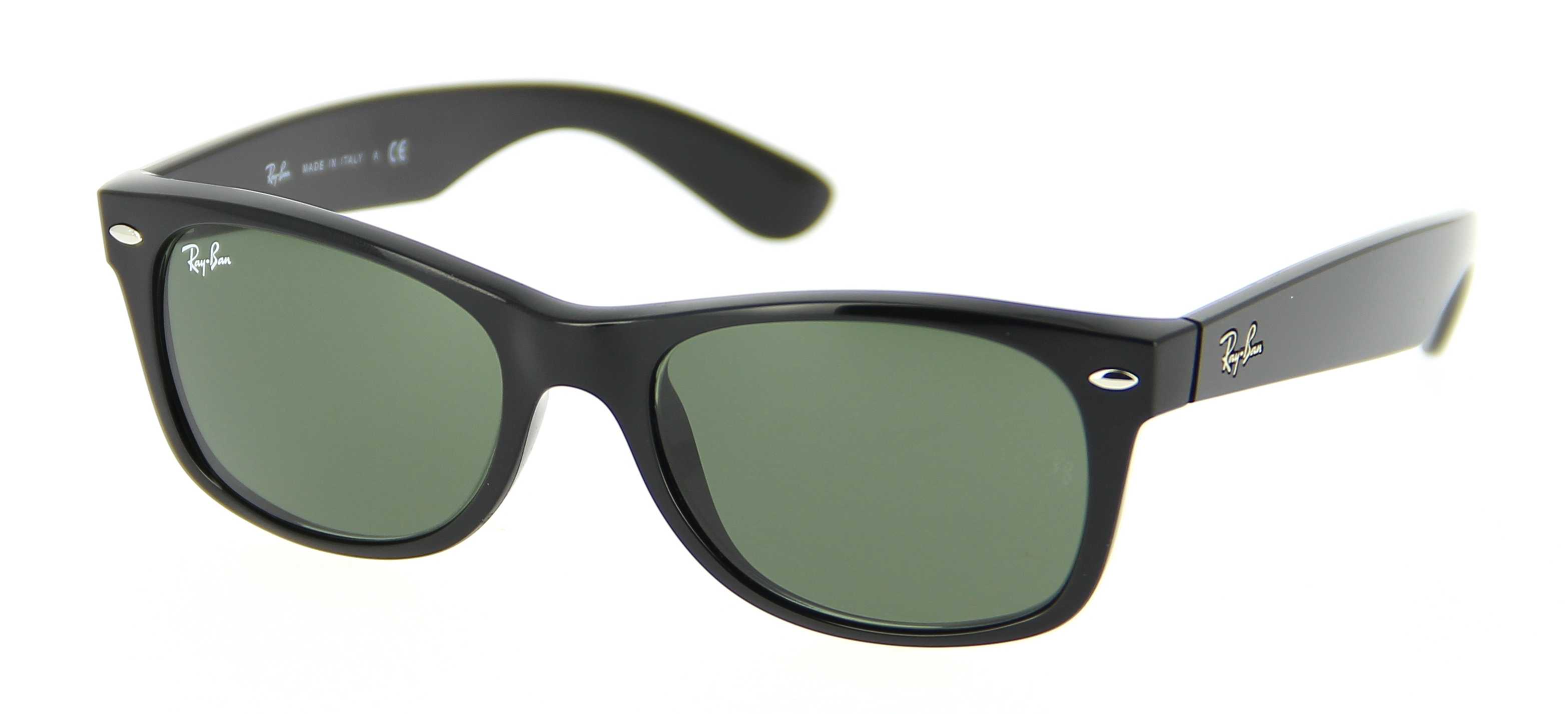 advies Zonnebrand Kapper Sunglasses RAY-BAN RB 2132 901 New Wayfarer 52/18 Unisex noir Wayfarer  frames Full Frame Glasses Vintage 52mmx18mm 91&#36;CA
