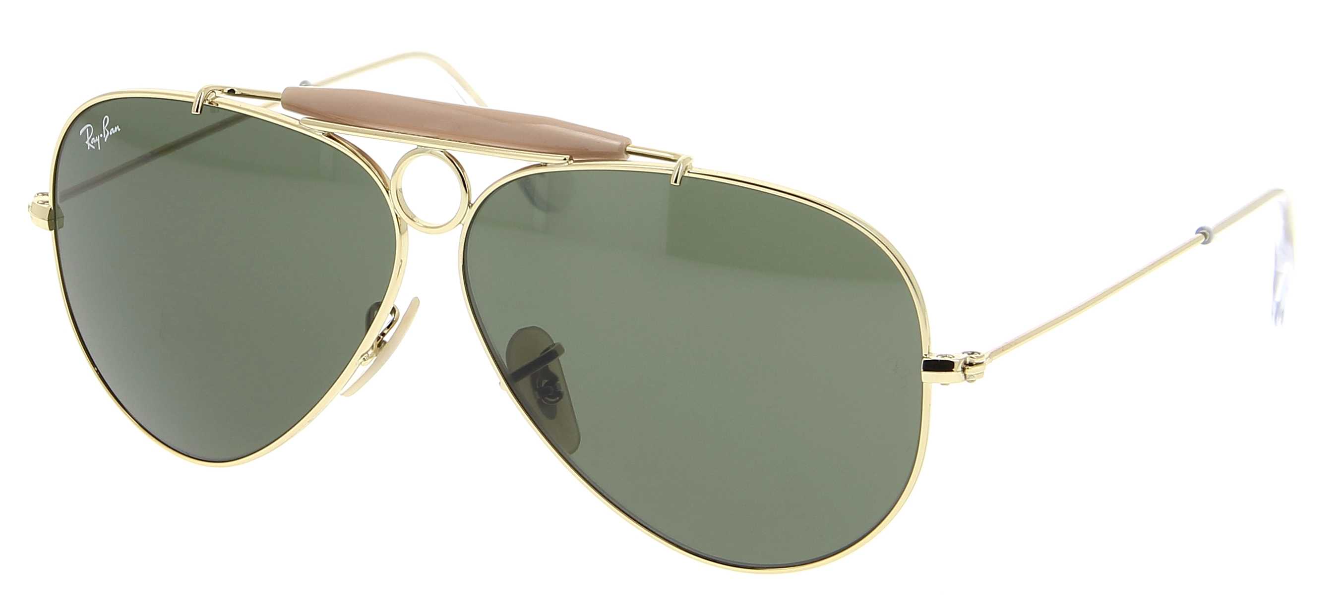 Sunglasses RAY-BAN RB 3138 001 Shooter 58/9 Unisex doré Aviator frames Full  Frame Glasses Vintage 58mmx9mm 125$CA