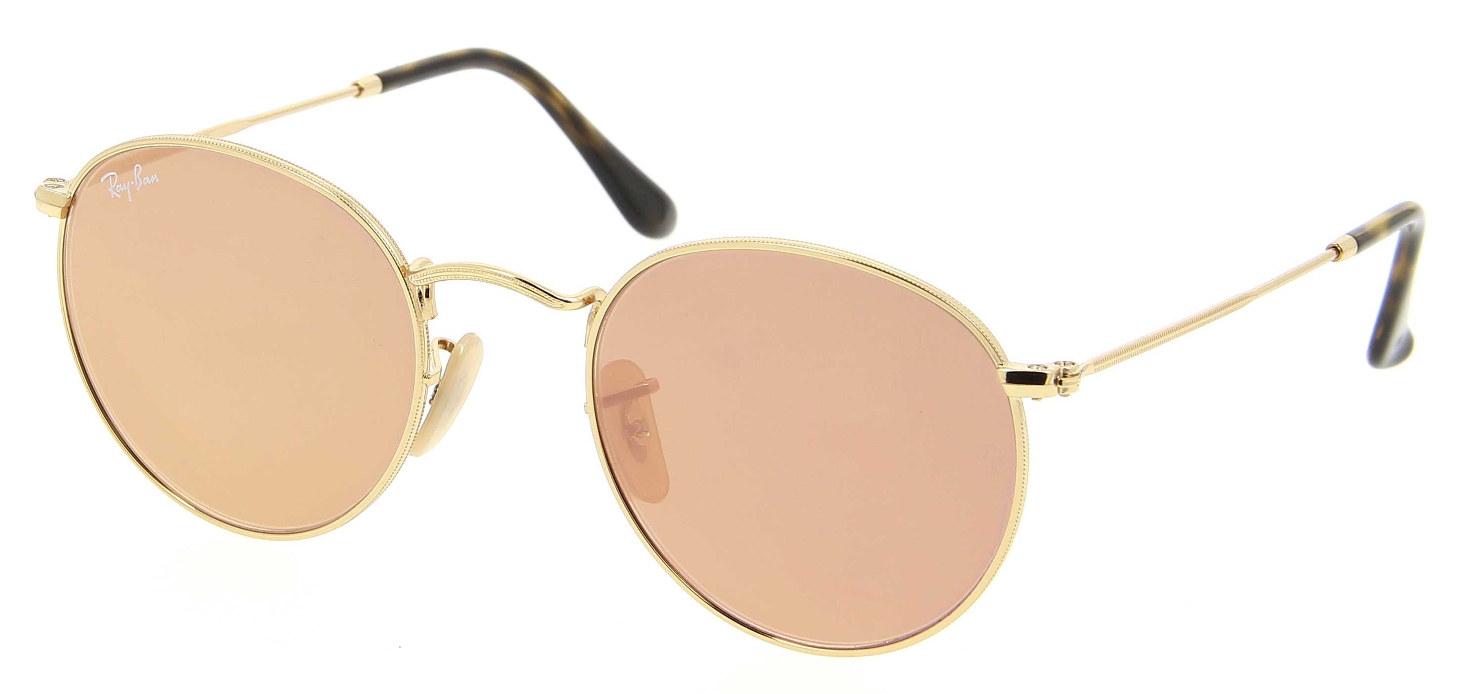 RAY-BAN RB 3447N 001/Z2 Round Flat 
