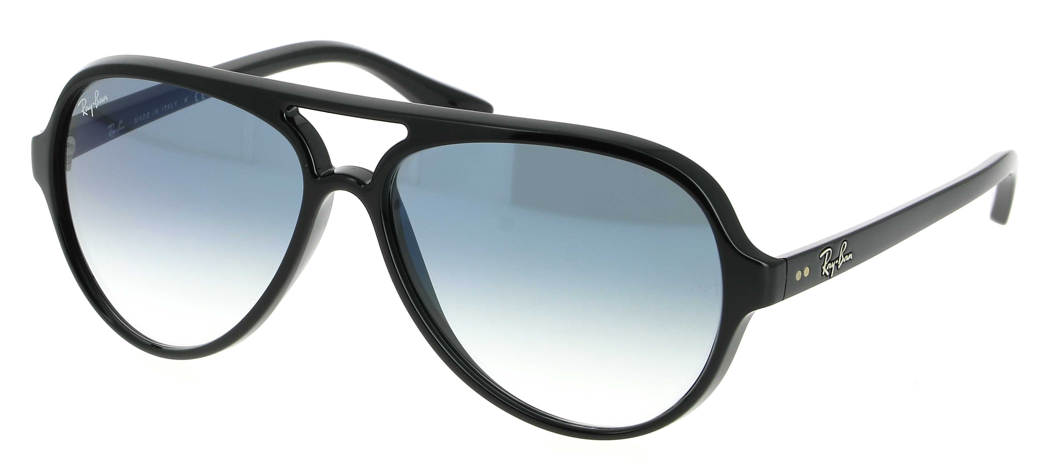 Sunglasses RAY-BAN RB 4125 601/3F Cats 5000 59/13 Unisex noir Aviator  frames Full Frame Glasses trendy 59mmx13mm 133$CA