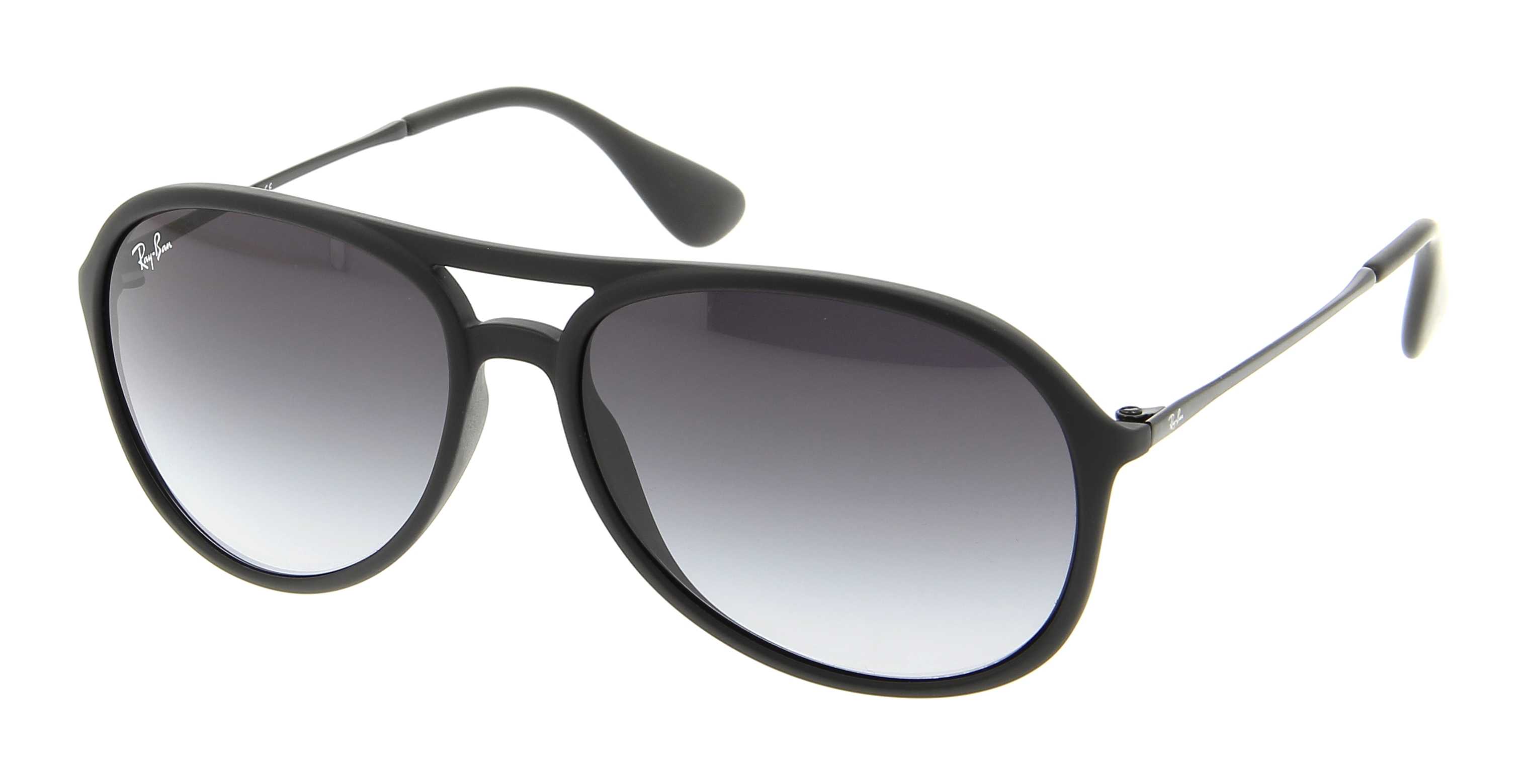 Sunglasses RAY-BAN RB 4201 622/8G Alex 59/15 Man Noir gomme Aviator frames  Full Frame Glasses trendy 59mmx15mm 116$CA