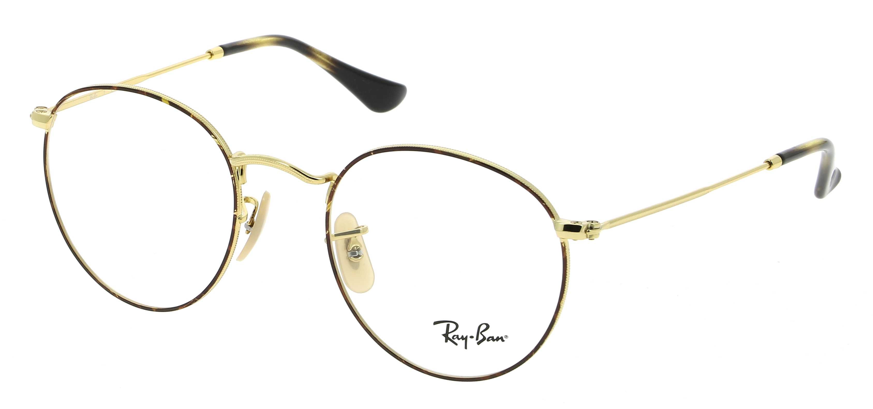 Eyeglasses RAY-BAN RX 3447V 2945 Round Metal 47/21 Unisex Ecaille