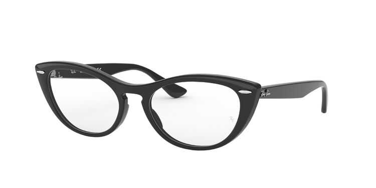 Gafas graduadas RAY-BAN RX 4314V 2000 Nina Optics 54/18 Mujer Noir Cat-Eye  Circular Vintage 54mmx18mm 111\u0026euro;