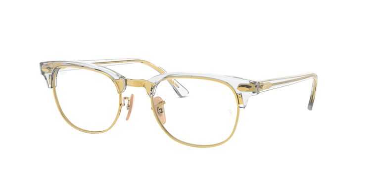 ray ban clubmaster transparent