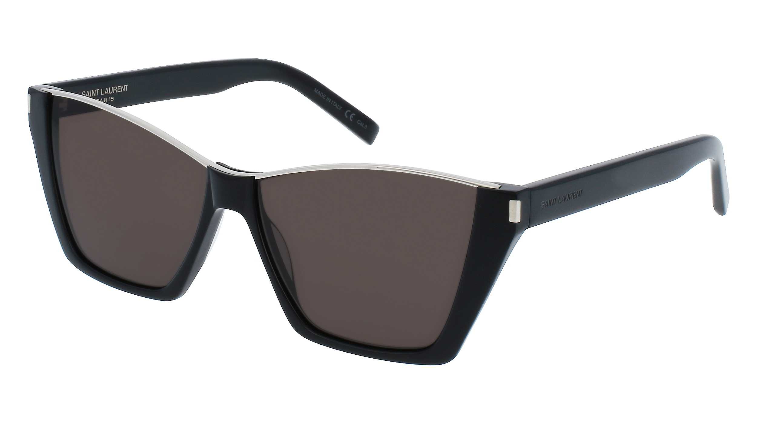 Sunglasses SAINT LAURENT SL 369 KATE 001 58/13 Woman Noir Cat Eye Full