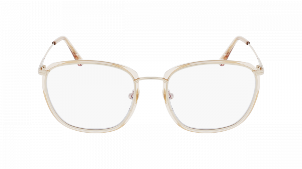 Eyeglasses TOM FORD FT 5702-B 042 54/19 Woman Orange clair transparent  square frames Full Frame Glasses Classic 54mmx19mm 311£