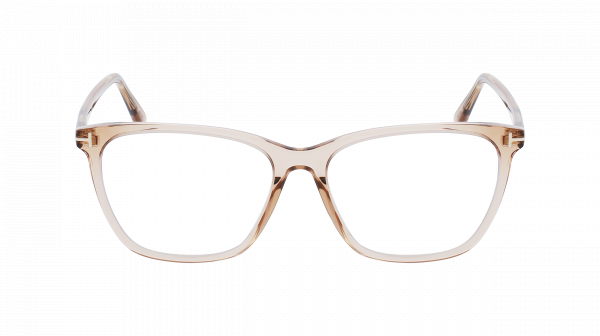 Eyeglasses TOM FORD FT 5762-B 045 55/15 Woman Marron clair transparent  square frames Full Frame Glasses Classic 55mmx15mm 261$CA