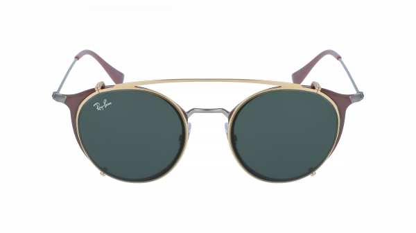 Clasp Narabar peppermint Sunglasses RAY-BAN Clip solaire RX 2447C 250071 Clip-On 49/21 Unisex OR  Round Full Frame Glasses Vintage 49mmx21mm 42&#36;CA