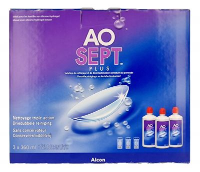 ALCON AOSEPT PLUS Coffret Eco 3 x 360 ml