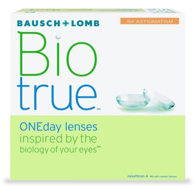 BAUSCH & LOMB BIOTRUE ONE DAY FOR ASTIGMATISM 90